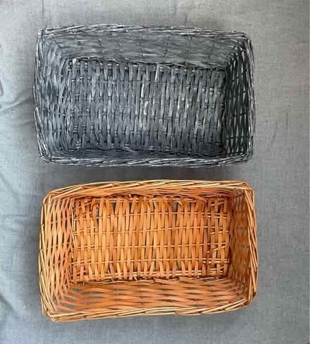 Photo of free Two wicker baskets for hampers (ST6) #1