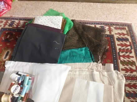 Photo of free sewing stuff. Material, Thread, Tape, Needles etc. (Hillingdon UB10) #2