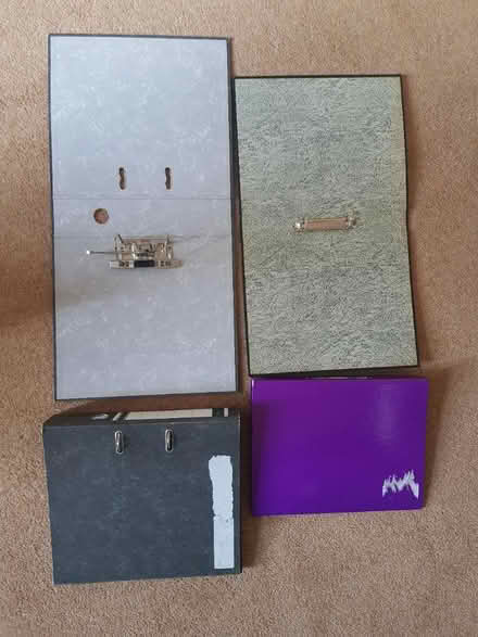 Photo of free 4 ring binders (Glossop SK13) #1