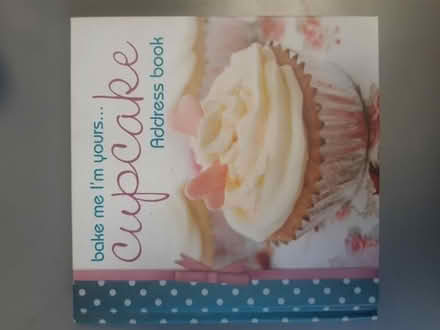 Photo of free Hardback address book with cupcake design (Orgreave S13) #2
