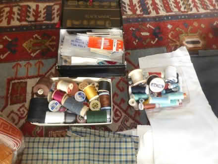 Photo of free sewing stuff. Material, Thread, Tape, Needles etc. (Hillingdon UB10) #4