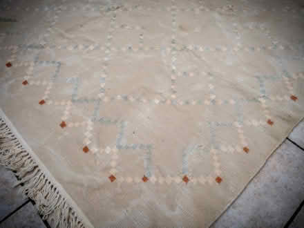 Photo of free Beige woven cotton rug (Emsworth PO10) #2