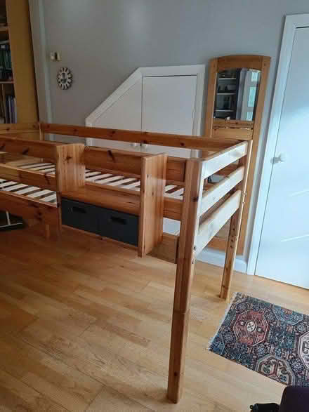 Photo of free Pine bed, for child/young teen (Redhill RH1) #2