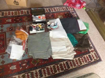 Photo of free sewing stuff. Material, Thread, Tape, Needles etc. (Hillingdon UB10) #3