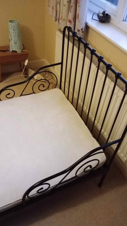 Photo of free Child's Bed -IKEA extendable black metal frame (Lower Sheering CM21) #2