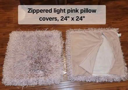 Photo of free Suitcase and Pink Decorative Pillow Covers #2