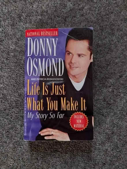 Photo of free Donny Osmond Book & large concert brochure (Leyland PR25) #1