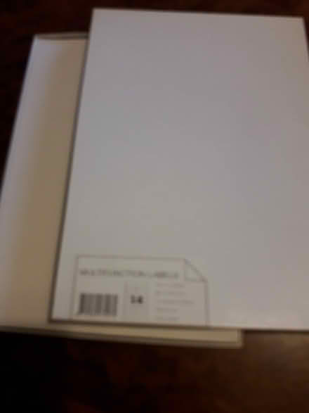 Photo of free Adhesive labels (Starbeck HG1) #1
