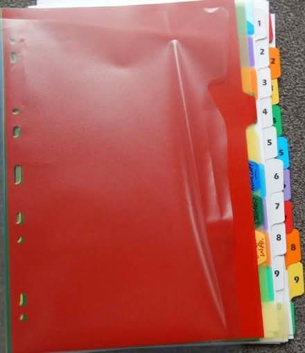 Photo of free Project Dividers (Tiverton EX16) #1
