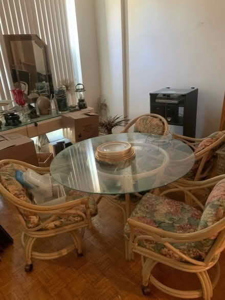 Photo of free Dining table -4 chairs (Near Allan Gardens downtown TO) #1
