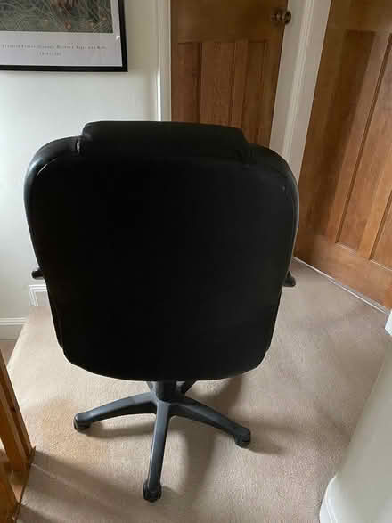 Photo of free Leather computer chair (Openwoodgate, Belper) #2