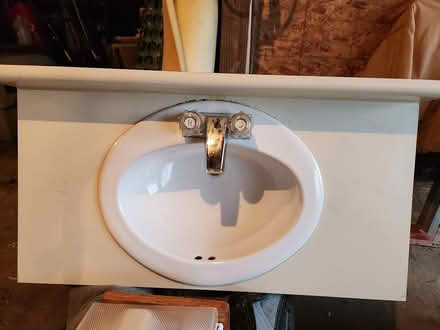 Photo of free Bathroom vanity topper/sink 19x35 (virgil) #1
