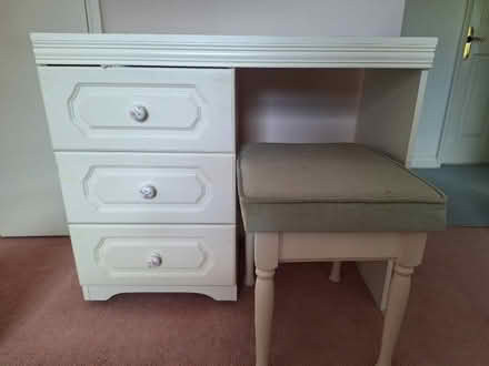 Photo of free 3 drawer dressing table with stool (Southcote RG1) #2