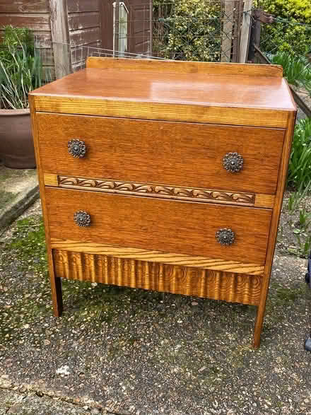 Photo of free Small two drawer chest of drawers (St Albans AL2) #1
