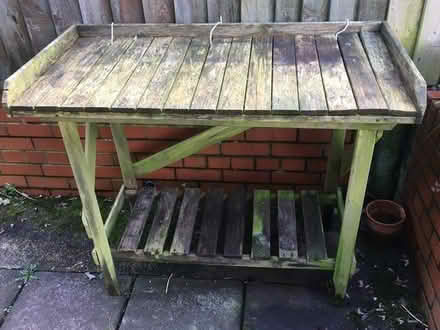 Photo of free Garden potting bench (Warminster BA12) #1
