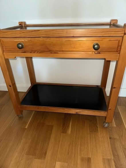 Photo of free Black and pine trolley (Ducklington OX29) #3