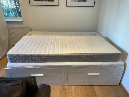 Photo of free IKEA single matress HAFSLO (Wootton OX13) #4