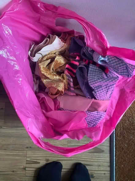 Photo of free Bag of assorted material scraps. (Hatch Warren RG22) #1