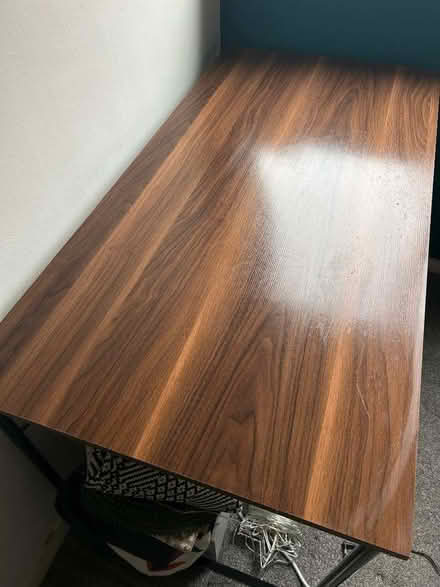 Photo of free Wooden/metal desk (Chorlton M21) #1