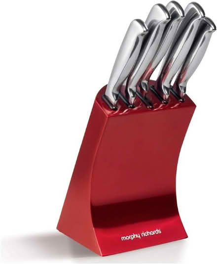 Photo of free Preloved Morphy Richards Knife Block and Knives (Hampden Park BN22) #1