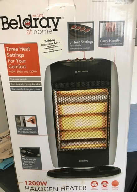 Photo of free 1200Watt Halogen Heater (Warminster BA12) #1