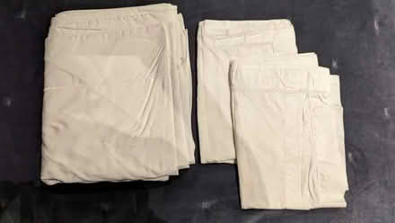 Photo of free White cotton super king duvet cover and 2 pillowcases. (Abbeville Village SW12) #1