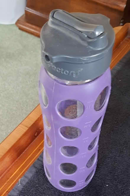 Photo of free Glass drinking bottle (Forest Green GL6) #1