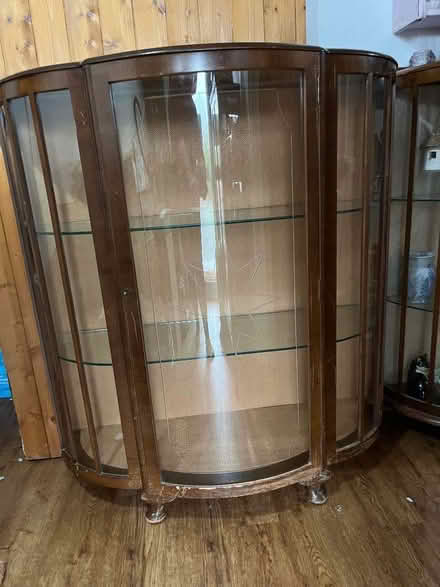 Photo of free 1950’s glass cabinet (Presteigne LD8) #1