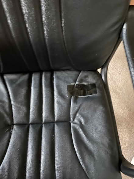 Photo of free Leather computer chair (Openwoodgate, Belper) #3