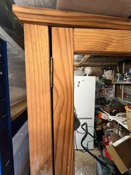 Photo of free Single pine wardrobe with mirror (Wivenhoe CO7) #4