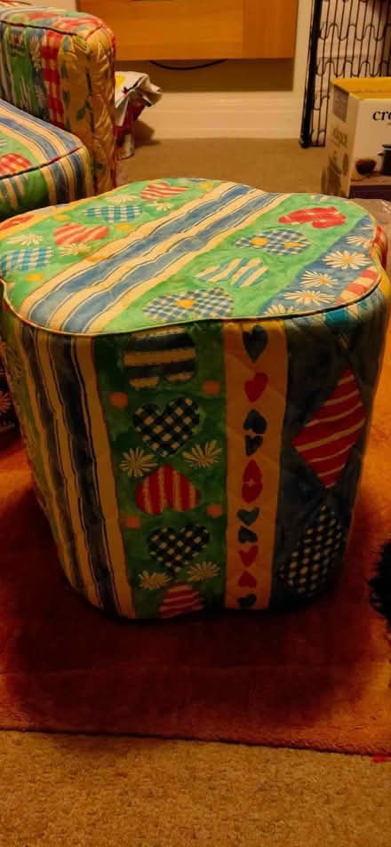 Photo of free children's armchair and footstool with two covers (Top Amersham HP6) #3