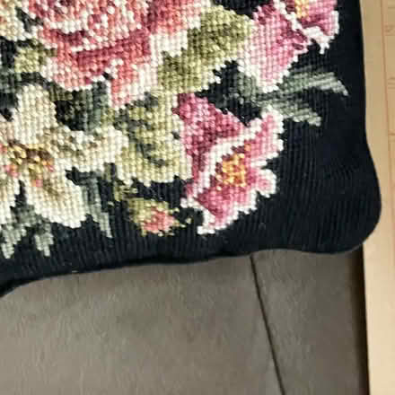 Photo of free Small needlepoint pillow (Bellevue) #1