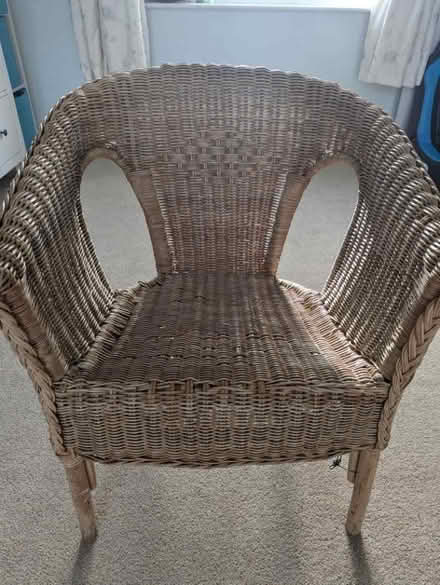 Photo of free Wicker Chair - Natural Colour (West Wickham BR4) #2