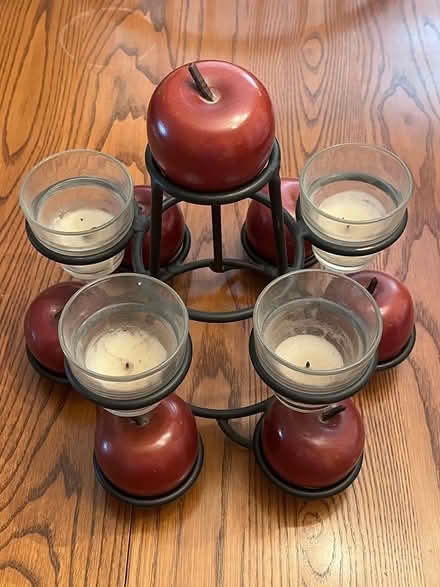 Photo of free Iron decoration w/apples & candles (North Springfield) #1