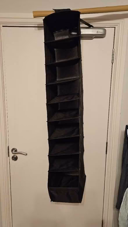 Photo of free Hanging shoe rack black (PO19) #1