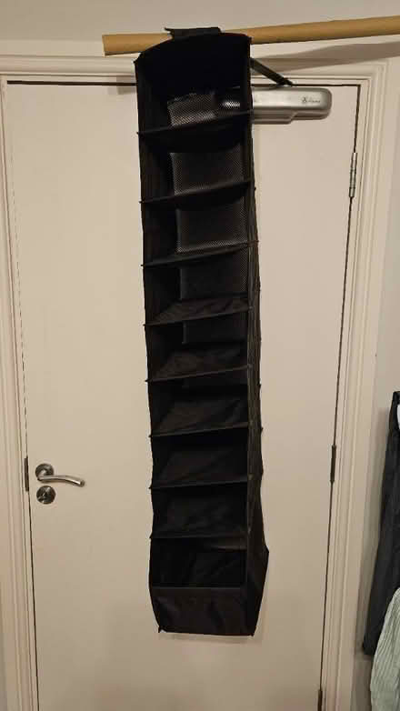 Photo of free Hanging shoe rack black (PO19) #1
