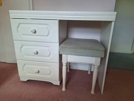 Photo of free 3 drawer dressing table with stool (Southcote RG1) #1