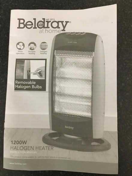 Photo of free 1200Watt Halogen Heater (Warminster BA12) #4