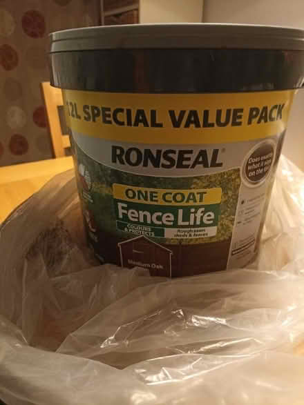Photo of free Fence Paint (Thatcham RG18) #1