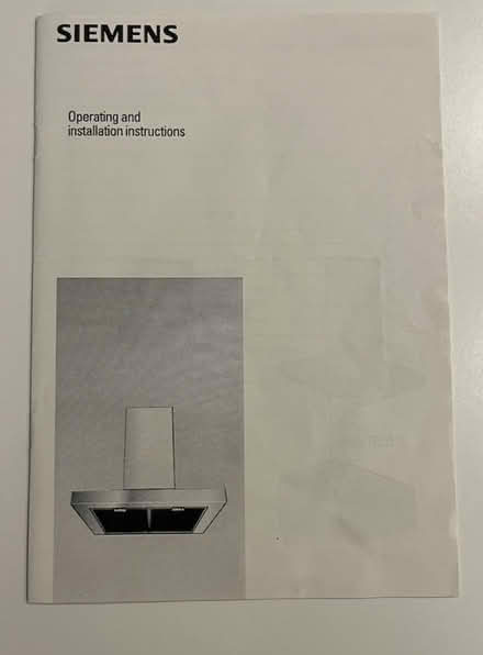 Photo of free Siemens Chimney cooker hood (Kingston TW11) #3