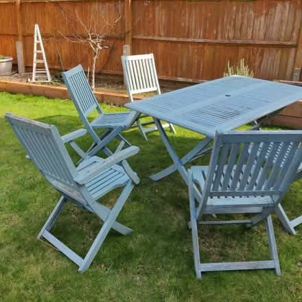 Photo of free Wooden Garden furniture (Great Denham MK40) #2