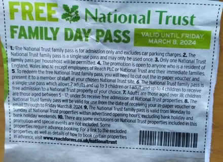 Photo of free National Trust free family day pass (West Bowling BD5) #1