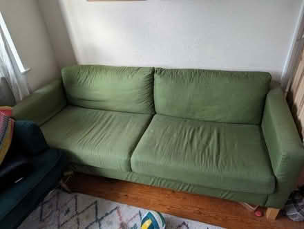 Photo of free IKEA Green Karlstad 3 Seater Sofa (New Marston OX3) #1