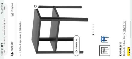 Photo of free Black side table (Southfields SW18) #1