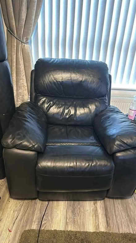Photo of free leather reclining chair (Norfolk Park S2) #1