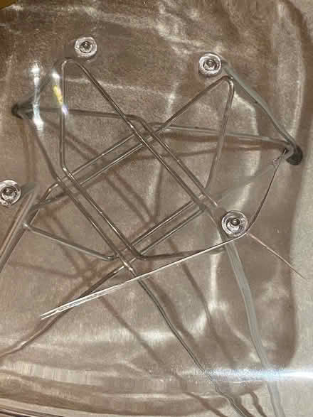 Photo of free Perspex chair with a crack (GU21) #2