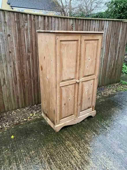 Photo of free Vintage stripped pine cupboard / wardrobe (Carterton OX18) #1