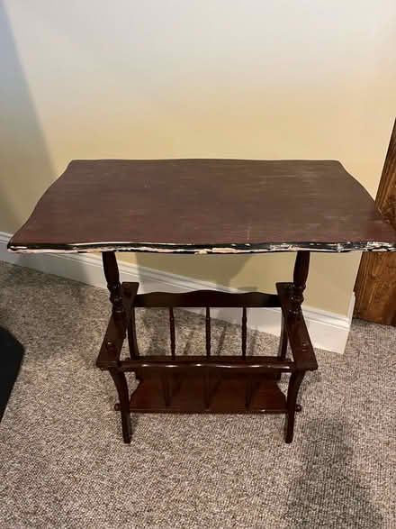 Photo of free Side table with magazine storage (Chadds Ford, PA) #1