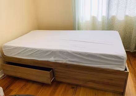 Photo of free Twin-size bed frame (East Nob Hill) #1