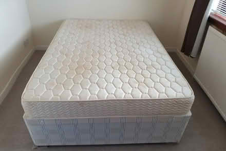 Photo of free Double divan bed with orthopaedic mattress (Dalrymple KA6) #1